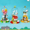 Pantasy Snoopy Full Range Of Building Block Carriers Phonographs Typewriters Assembly Models Puzzle Toys Collectibles Gifts
