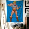 He Man Wall Tapestry Aesthetic Wall Hanging Printed Fabric Blanket Decorative Tapestries for Bedroom Living Room Home Decor