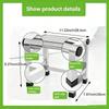 Stainless Steel Stool Durable Beautiful Corrosion Resistant Bathroom Shower Vegetable Picking Stool Home Use