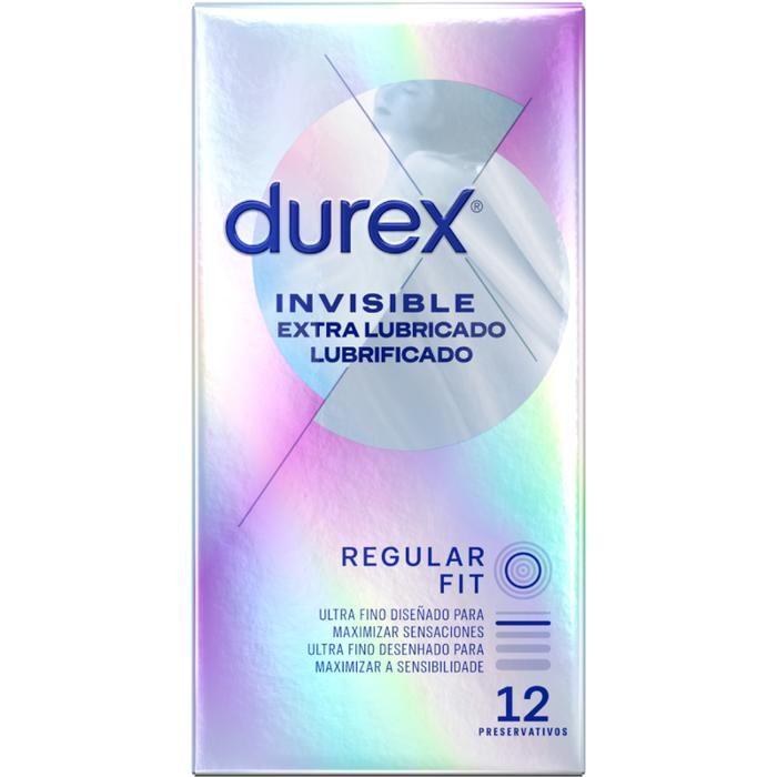 Préservatifs Durex Invisible Extra Lubrifié - Boîte de 12