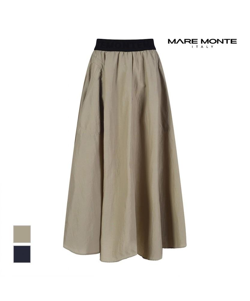 MAREMONTE Flare Banding Long Skirt_M243Msk17S0