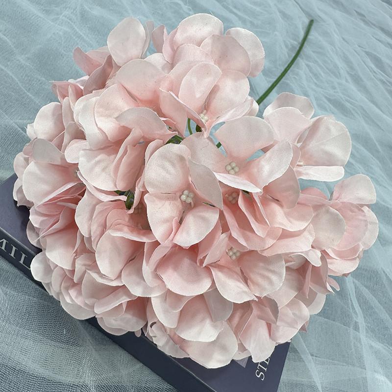 Multi Colored Simulated Hydrangeamacrophylla Artificial Bouquet For Decor Indoor