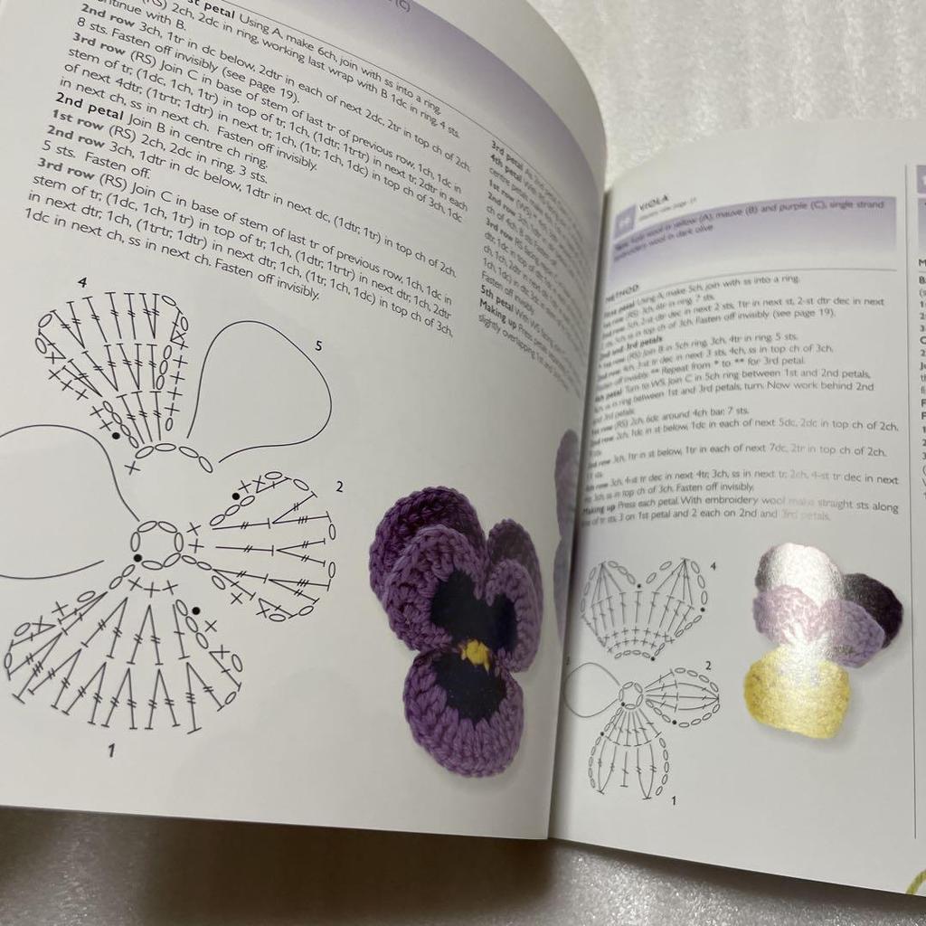 [USED] Two books on crochet and knitting motifs