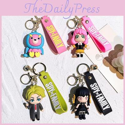Adorable Spy Family Keychain Anya Figurines Silicone Model American Style Gift