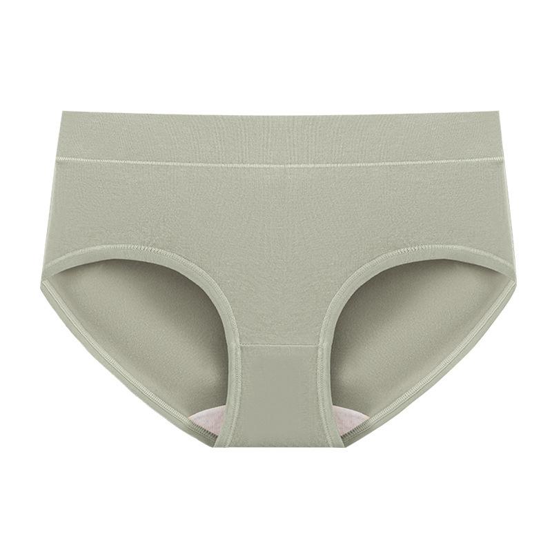 

Large Size Women Spring and Autumn Fashion New Cotton Briefs XXXL зелений