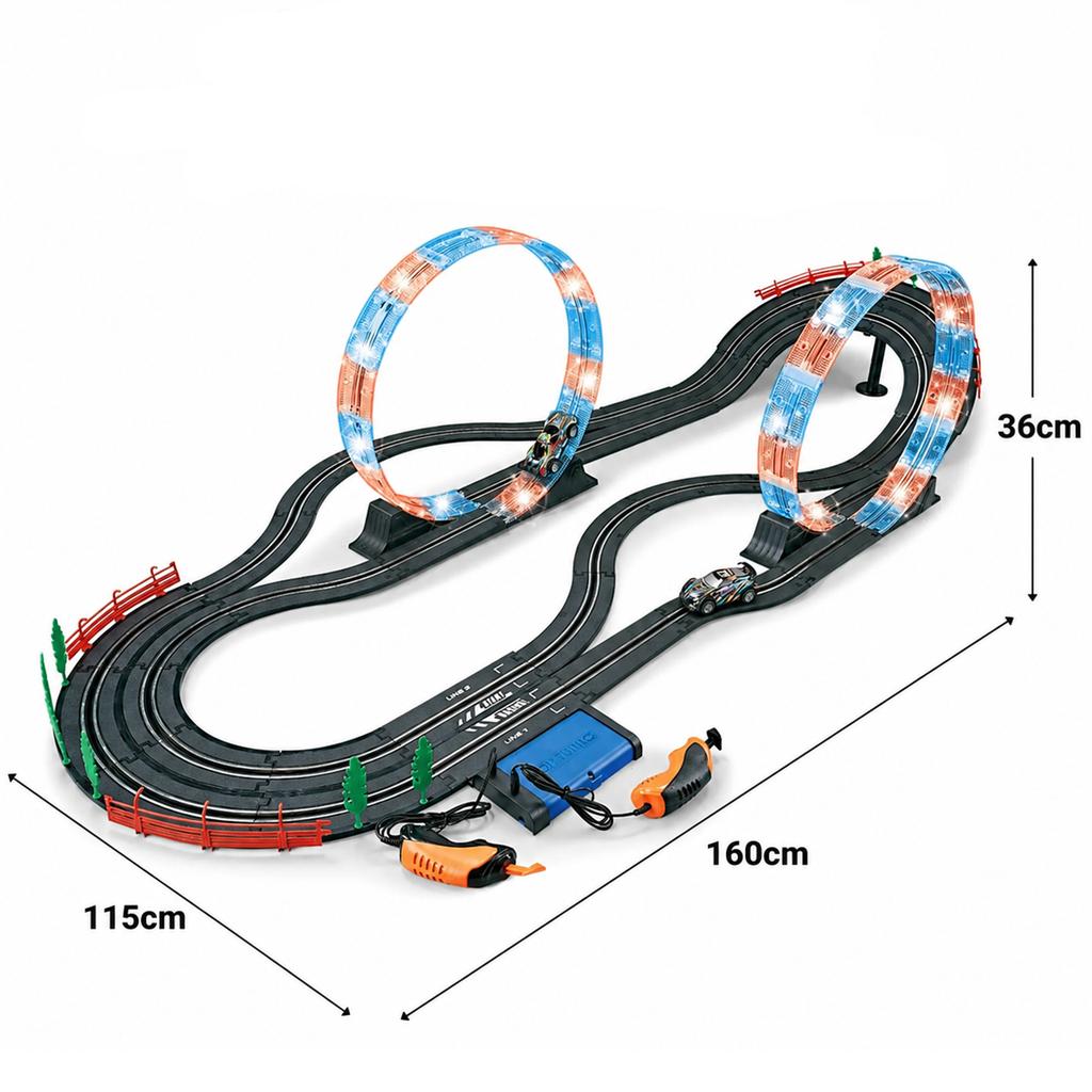 [5] Electric Giant Car Race Track 600cm Illuminated Z3396