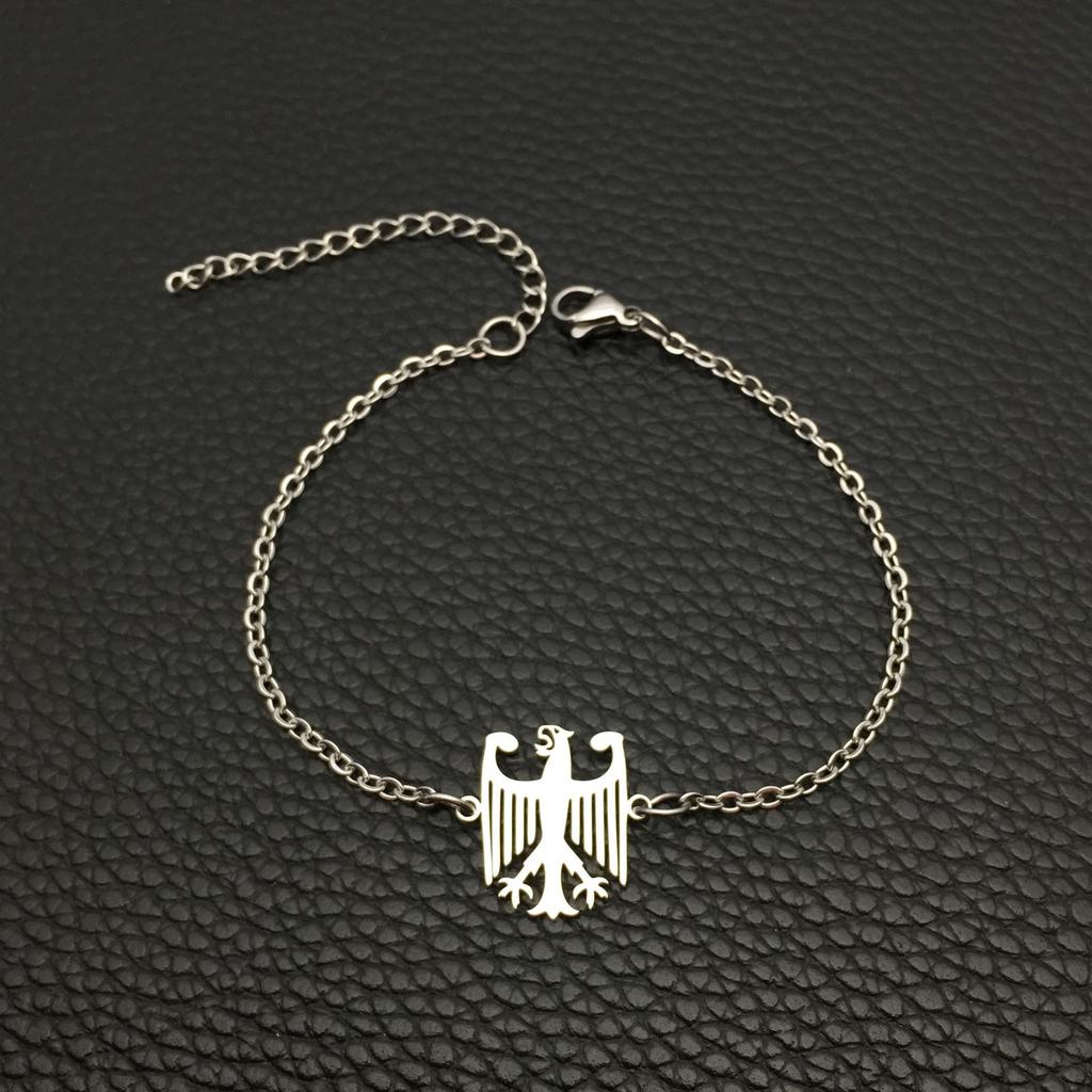 Stainless Steel German Eagle Necklace for Women - Simple and Stylish
