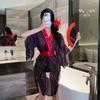 Sex Underwear Uniform Sexy Pure Desire Free Qqny Pajamas War Robe Hanfu Perspective Kimono Clothes Set