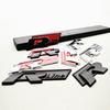 BSG1 For VOLKSWAGEN VW GTI 3D High-Quality Metal Chrome Logo R-Line R Car Emblem Badge Trunk Sticker For Volkswagen VW Polo Golf Pass