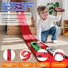 13 fot og 16 fot fleksibel racerbane for barn, racerbil rampebane med sugekopper og 4 små racerbiler
