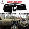 Car Dashboard Cover Avoid Light Pad Trument Platform Cover Mat Carpet for Porsche Cayenne 958 GTS 2010 2011 2012 2013-2016