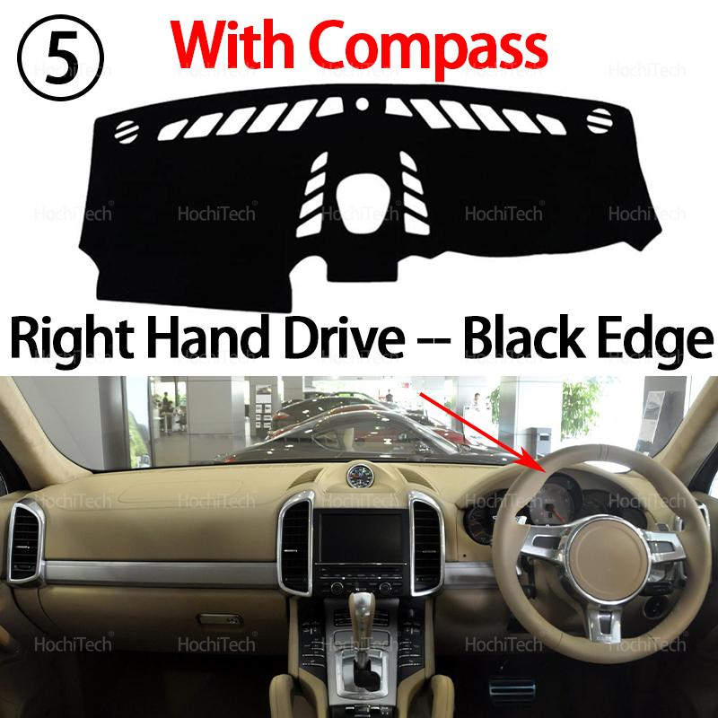 Car Dashboard Cover Avoid Light Pad Trument Platform Cover Mat Carpet for Porsche Cayenne 958 GTS 2010 2011 2012 2013-2016