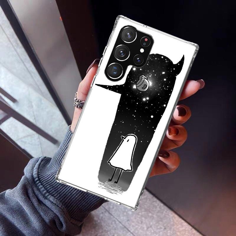 Oyasumi Punpun Phone Case For Samsung Galaxy S26 S25 Edge S24 S23 Ultra S22 Plus S21 S20 FE Soft TPU Back Cover Funda Galaxy S25