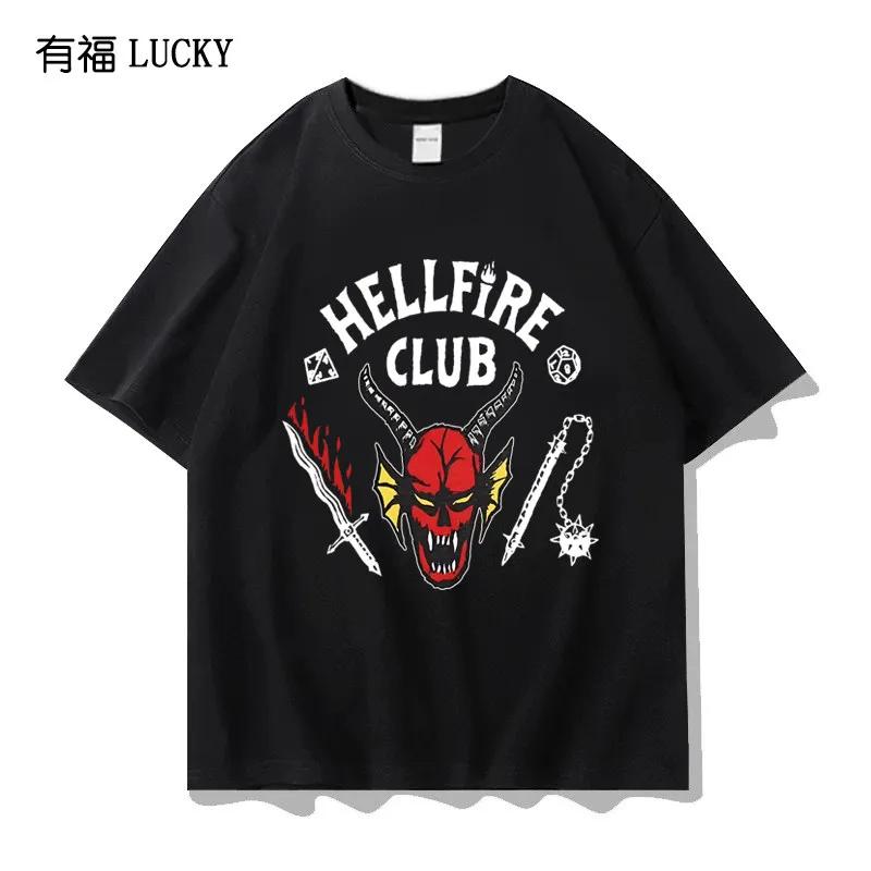Strange Tales Short-sleeved T-shirt, Hellfire Club Collaboration Short-sleeved Shirt, Same Style Cosplay Clothing