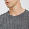 Hengyuanxiang Men's Pure Cashmere Round Neck Thin Sweater
