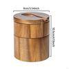 Condiment Jar, Bottle Dispenser, Round Container for Home Baking,