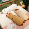 Almohada Corporal de Peluche de Foca Larga No Tóxica Cojín Relleno de Animales Creativo Cojín Decorativo Suave para Sofá Cojín Grande para Dormir Decoración
