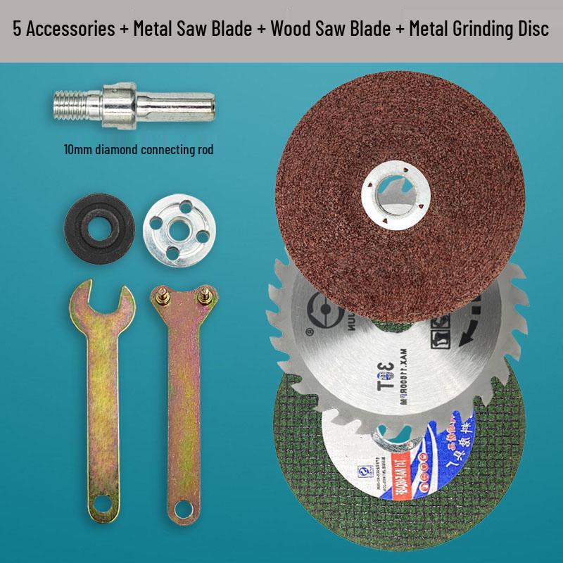 Hand Drill-to-Grinder Conversion Kit: Cutting, Polishing & Grinding Accessory Set