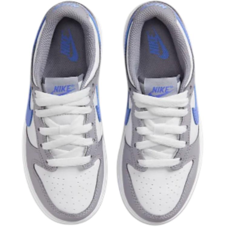 Nike Dunk Low PS Cement Royal Pulse Kids Sneakers Grey White Cement-Grey FB9108-121