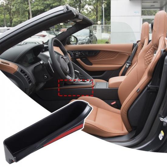 Center Console Gear Side Storage Box Organizer Tray For Jaguar F-TYPE 2013+