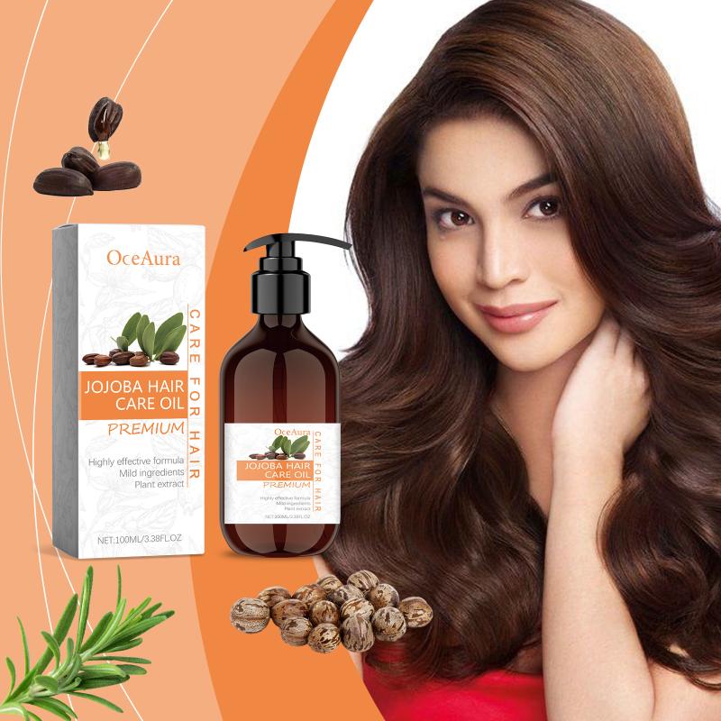 Jojoba Oil Hair Serum Nourishing Hair For Frizzy Dry Hair Hydration And Smoothing At Home Care