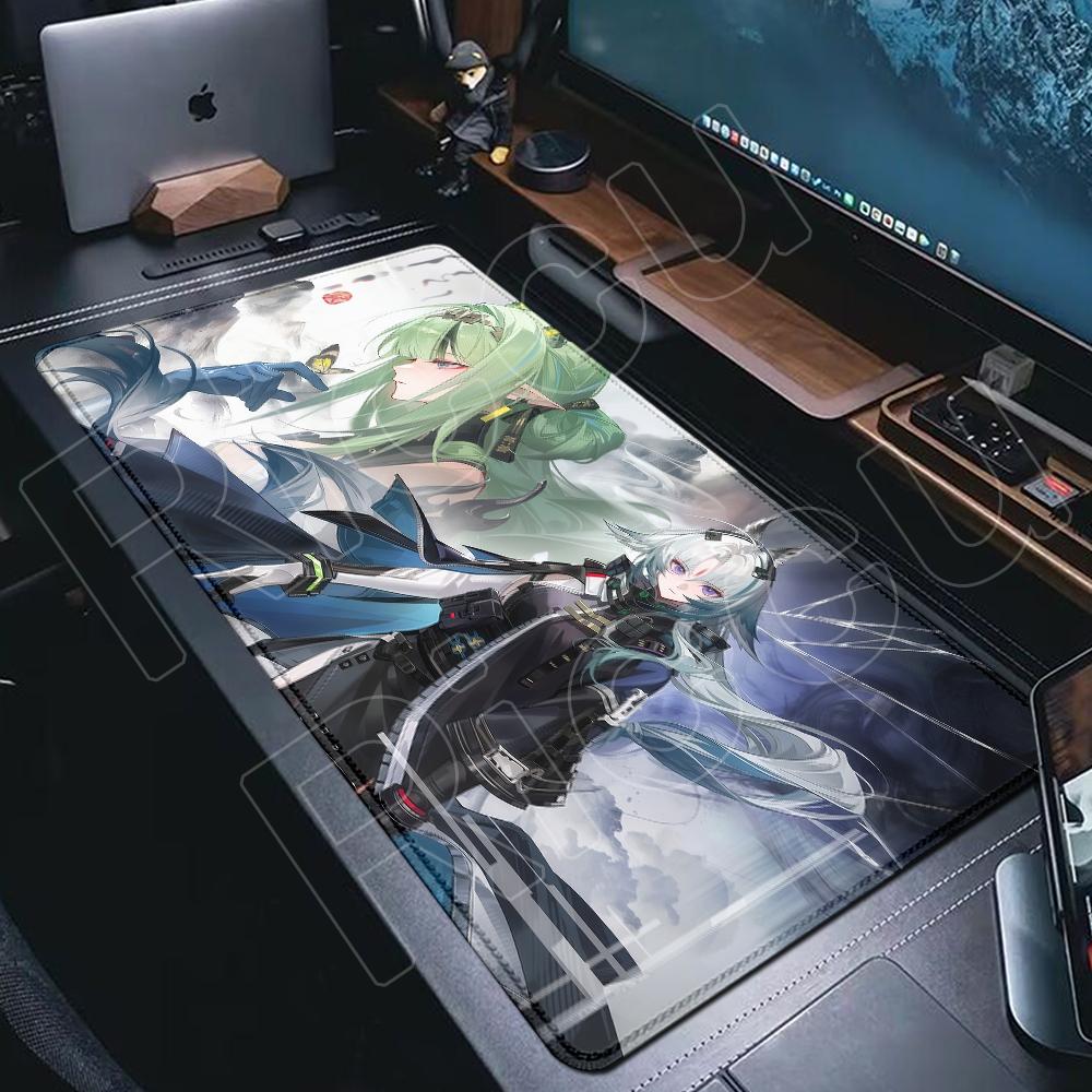 Großformatige Arcane Arknights Endfield Mauspads Anime-Mädchen Langlebige Randgenähte Teppich Schreibtischmatte Mauspads PC Desktop Zubehör
