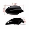 2PCS Gloss Black Side Mirror Cover Caps for BMW E90 2006-2008 318i 320i 323i 325i 328i 51167135097+51167135098