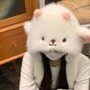 Women'S Winter Cute Thick Warm Ear Protection Hat With Moving Ears Cartoon Plush Hat