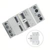 2P Terminal/Cable Size 16mm2 Dual Power Manual Transfer Switch AC400V 63A IP20 50/60HZ Standard IEC/EN60947-3 For 35mm DIN Rail