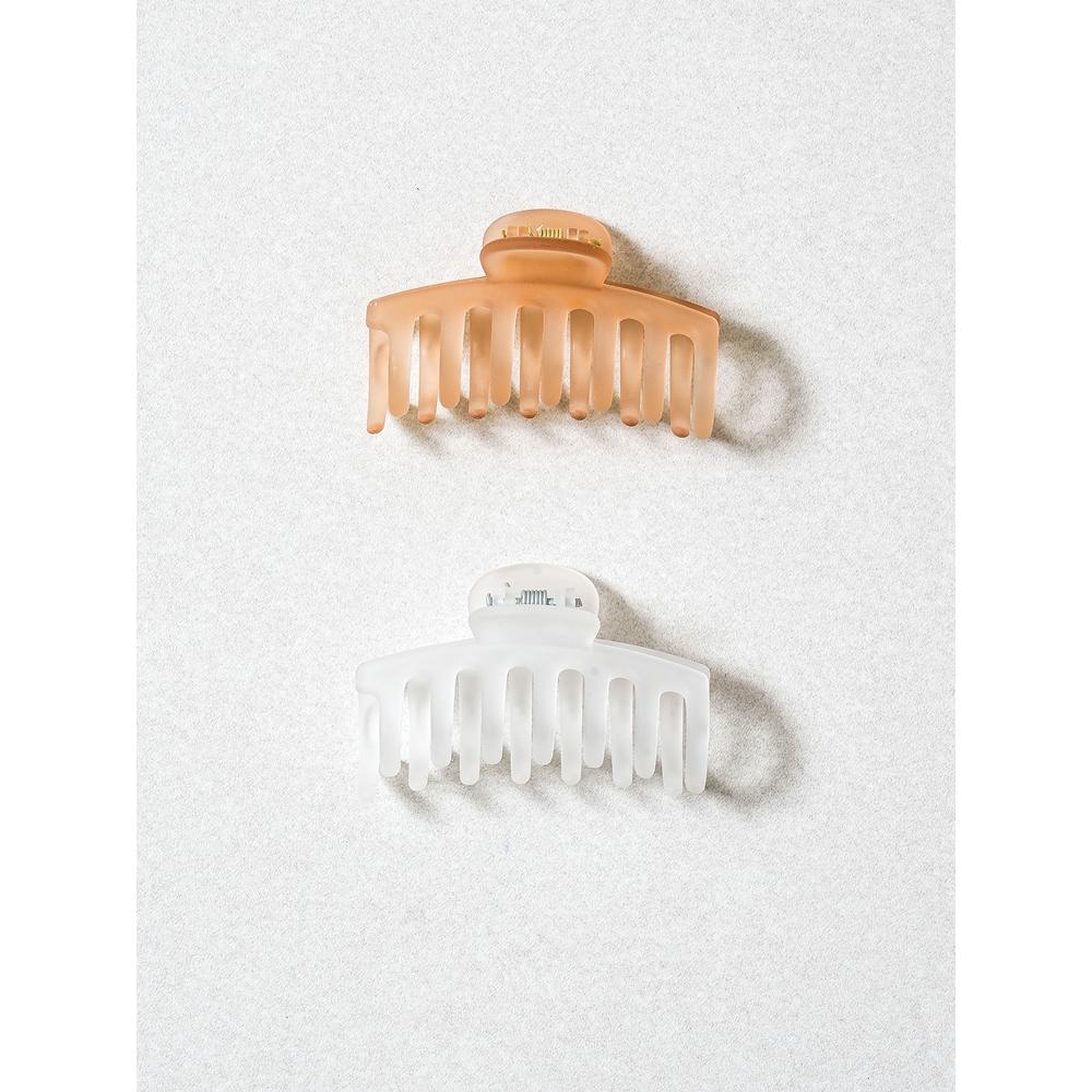 Daiso Translucent Matte Clip  Pack Of 2