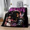 Rapper rod wave printed blanket Warm Flannel Blankets Soft and Comfortable blanket Home Travel Blanket bed linings Birthday Gift