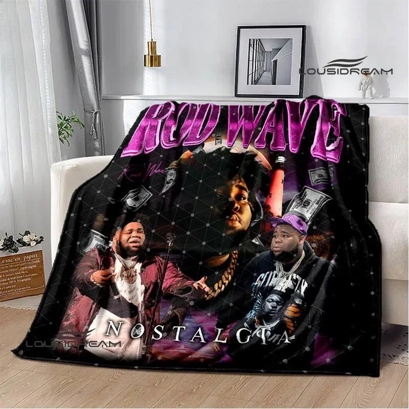 Rapper rod wave printed blanket Warm Flannel Blankets Soft and Comfortable blanket Home Travel Blanket bed linings Birthday Gift