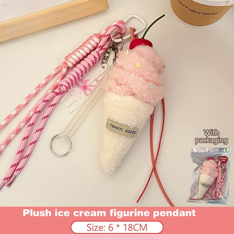 

Десерт Плюшевая Игрушка Брелок Мультяшный Гамбургер Мягкая Набивная Кукла Подвеска Кольцо для Ключей Машины Украшение для Рюкзака Подарок для Ребенка