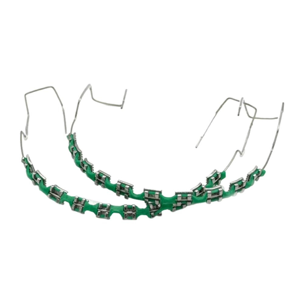 New Metal Wires Bracket Dental Fake Braces With/no Storage Box Colored Dental Decor Braces Dental Fashion Decoration Dental Tool