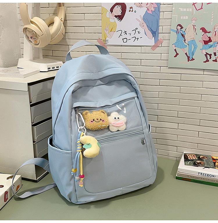 School Bag Summer Korean Ins Sweet Girl Transparent Pain High Value Junior High School