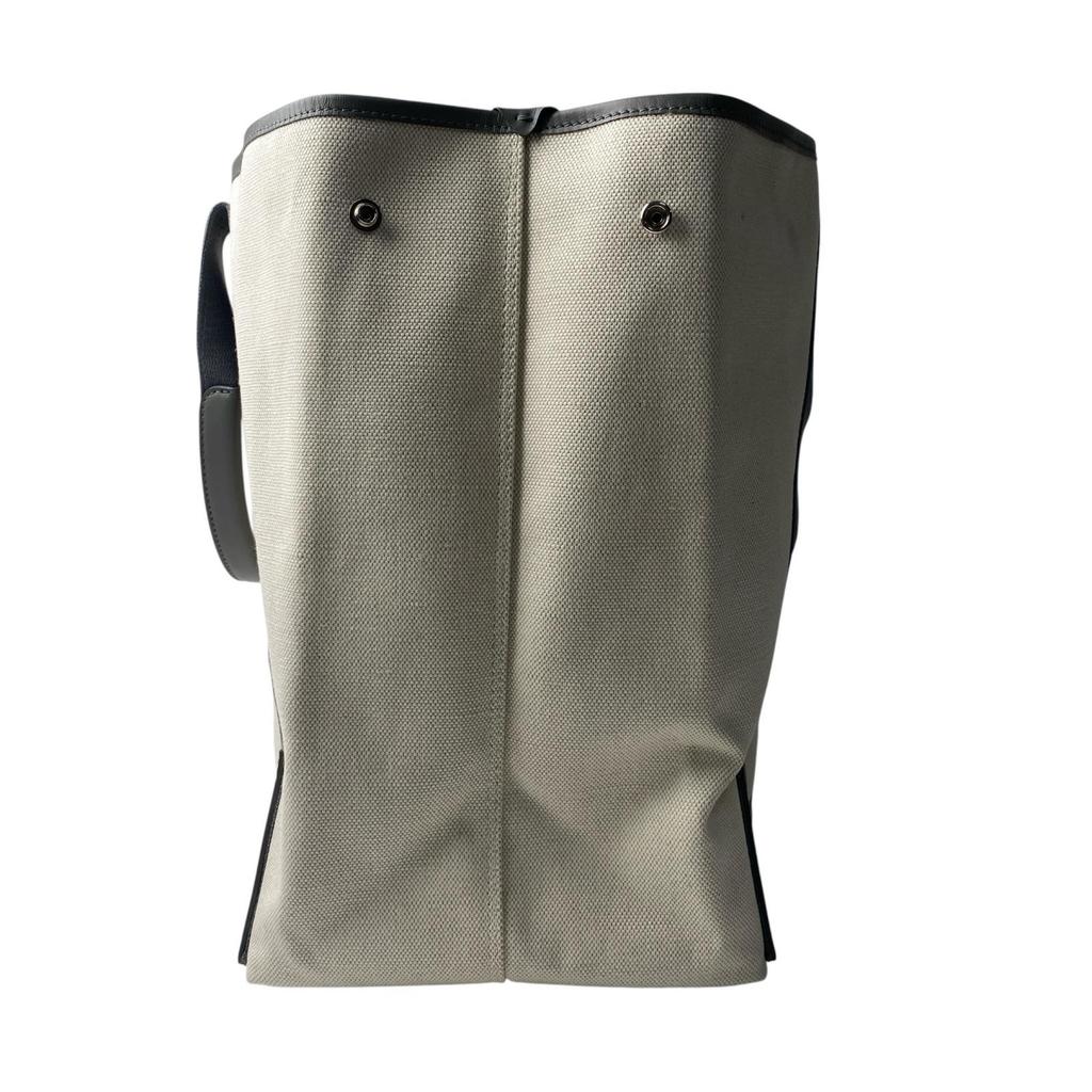 Used BALENCIAGAHandbag gray/Ivory canvas/leather Women