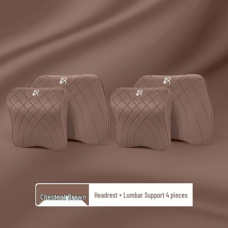 BYD Han Neck and Lumbar Support Set: All-Season Universal Fit for Dolphin, Seagull, Seal, Song, and Qin Plus Models