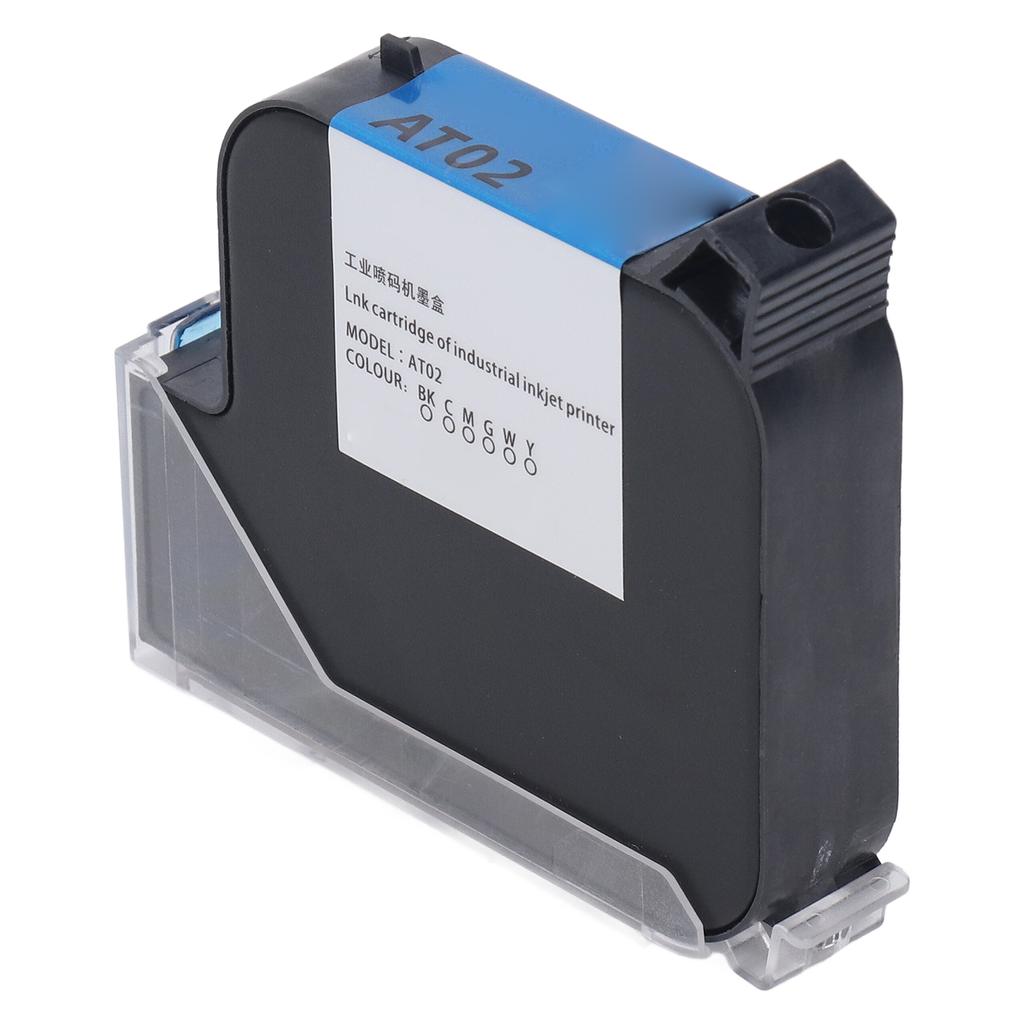 Handheld Inkjet Printer Cartridge Quick Dry 25.4mm Black 42ml Coding Gun Cartridge Replacement