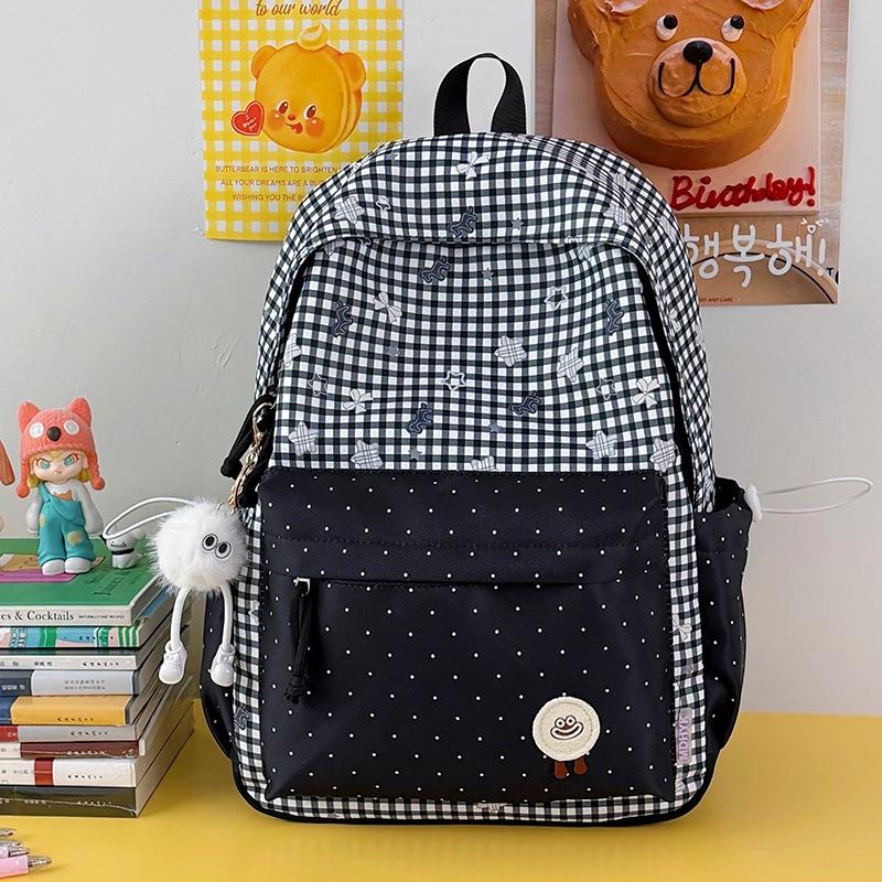 Schoolbag Japanese Cartoon Bow Backpack Female Student Large Capacity Cute Schoolbag Junior High School Student High Value Backpack