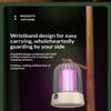 Electric Portable Mosquito Zapper With 360 Degree Uv Attraction Perfect For Home Bedroom Camping Use