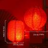Chinese Paper Lamp Ball Handmade Mid Autumn Festive Lanterns Multicolor Round Paper Lanterns  Gift