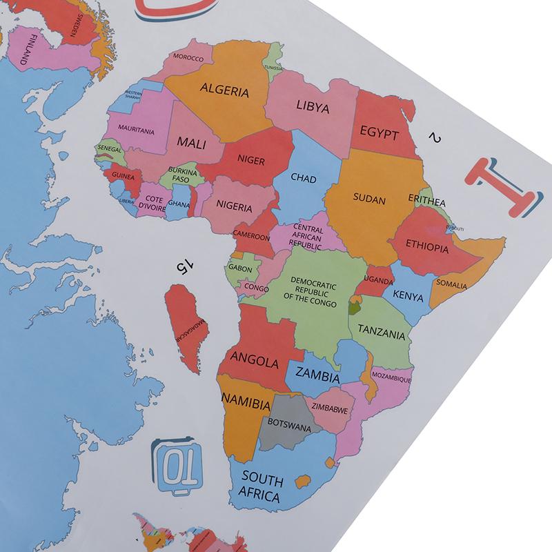 

90*60 см цветные буквы карта мира Diy винил любовь домашний декор офис 3D наклейка