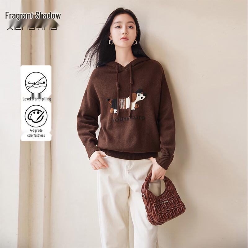 

Xiangying Women s Cartoon Hooded Knit Sweatshirt M