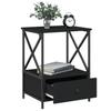 Nightstands 2 pcs Black 50 x 41 x 65 cm Engineered Wood