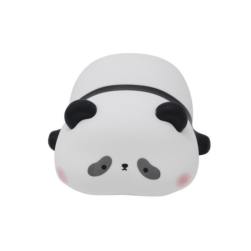 Adorable Panda Silicone Bedside Sleep Light - Perfect Nightstand Atmosphere Lamp & Gift