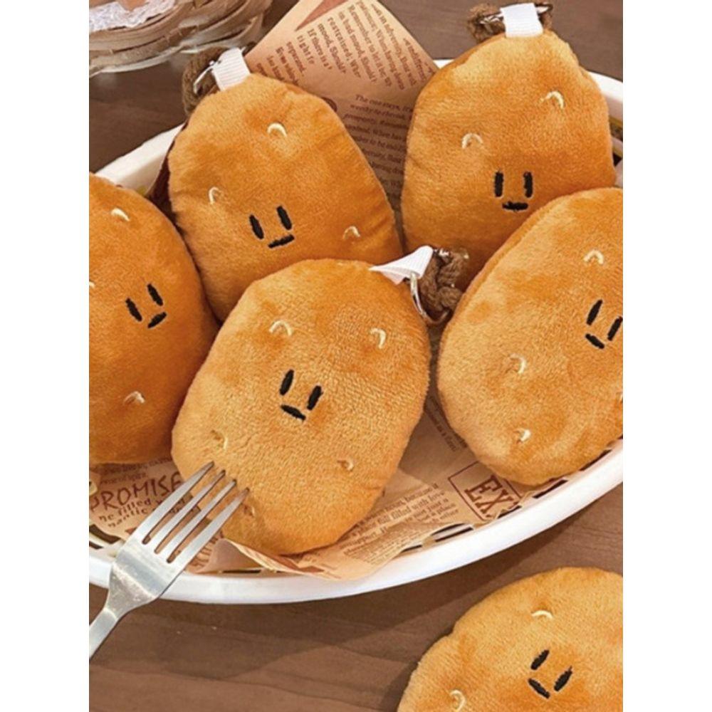 Bookaz [bookaz] ausdrucksloser Kartoffel-Schlüsselanhänger