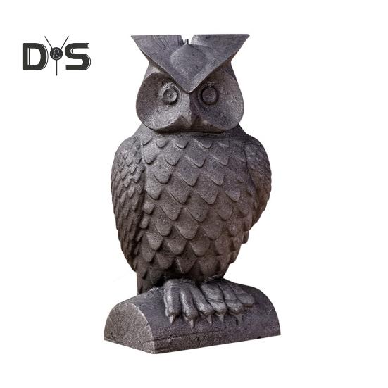 

Статуэтка совы, домашний декор, статуэтка совы, настольная скульптура стоящей совы для книжной полки, украшение в центре стола Owl