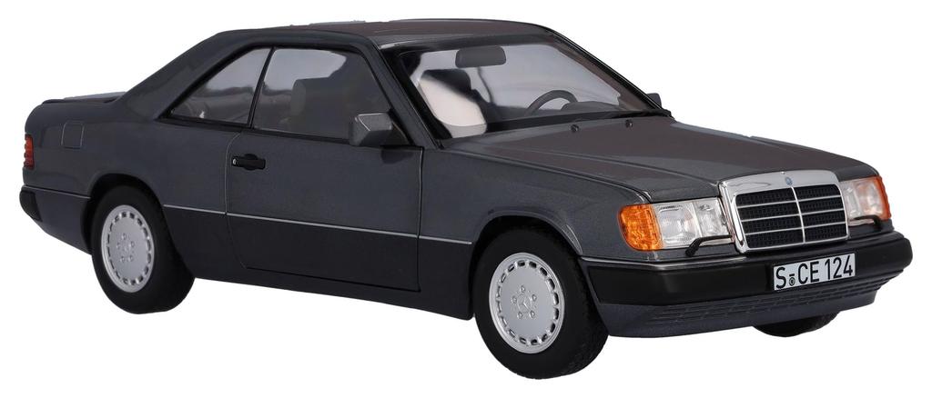 Genuine 300 Coupe C124 Scale Pearl Grey Diecast Model [Mercedes-Benz Collection] CE-24 1/18