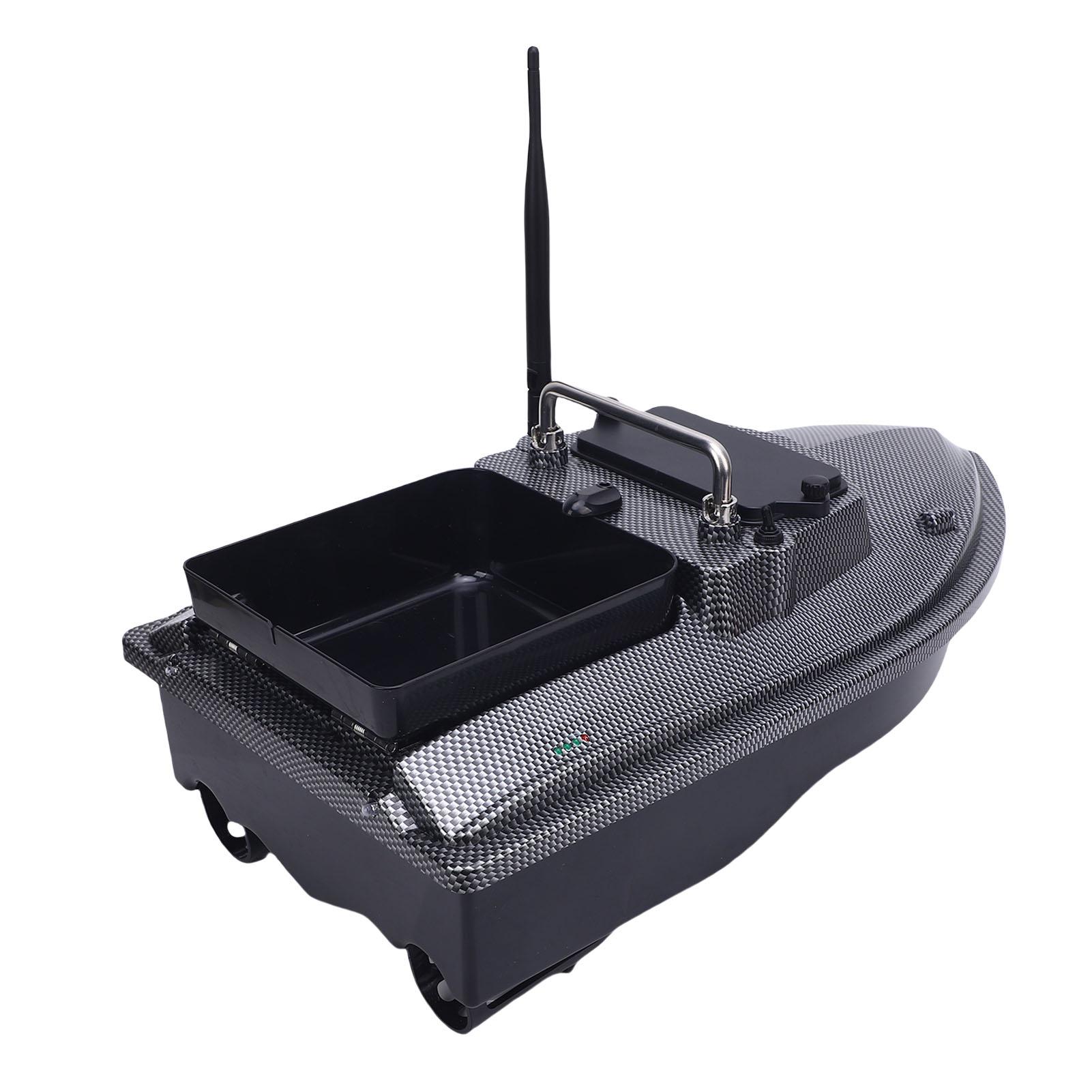 RC Fishing Bait Boat High Performance 546.8yd Range 1 Click Hook Release Built in Gyroscope 2KG Load Bait Fishing Boat