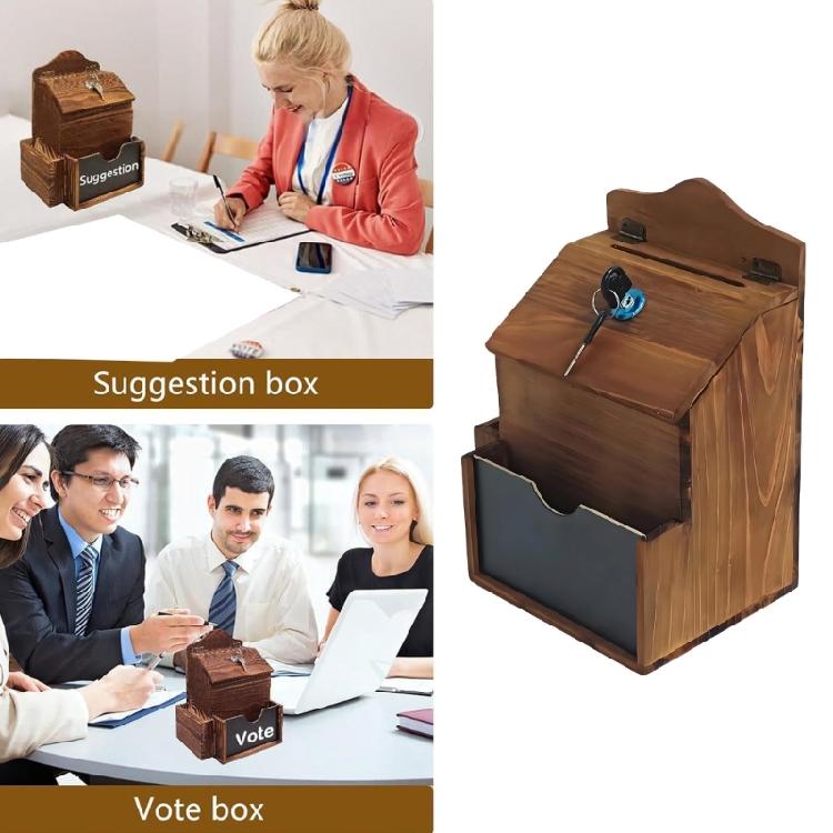Office Suggestion Box With Covered Best External Holders Writing Face And Mounting Hardware Included